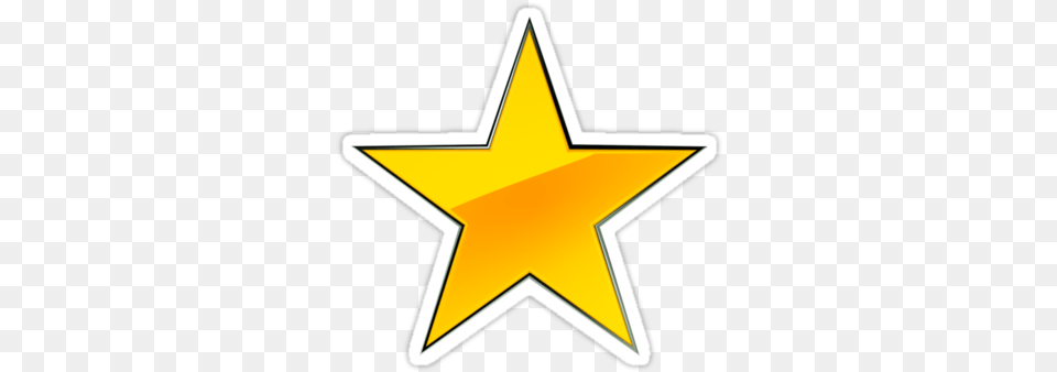 Sticker Gold Transparent Clipart Star Rank, Star Symbol, Symbol, Scoreboard Free Png