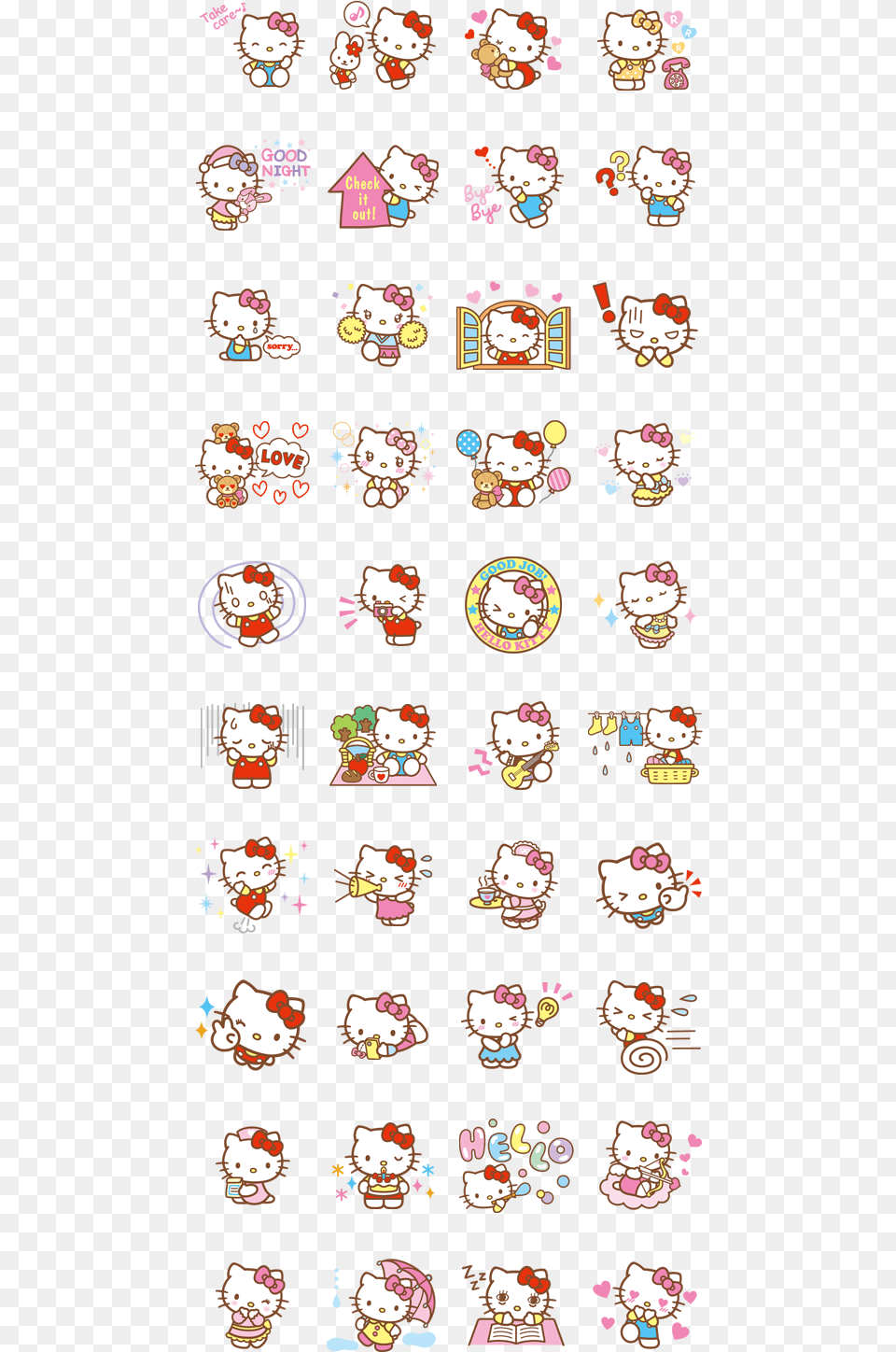 Sticker Hello Kitty Emoji, Person, Art, Pattern Free Transparent Png