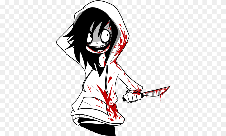 Sticker Jeffthekiller Jeff The Killer Creepypasta Blood, Book, Comics, Publication, Adult Free Png Download