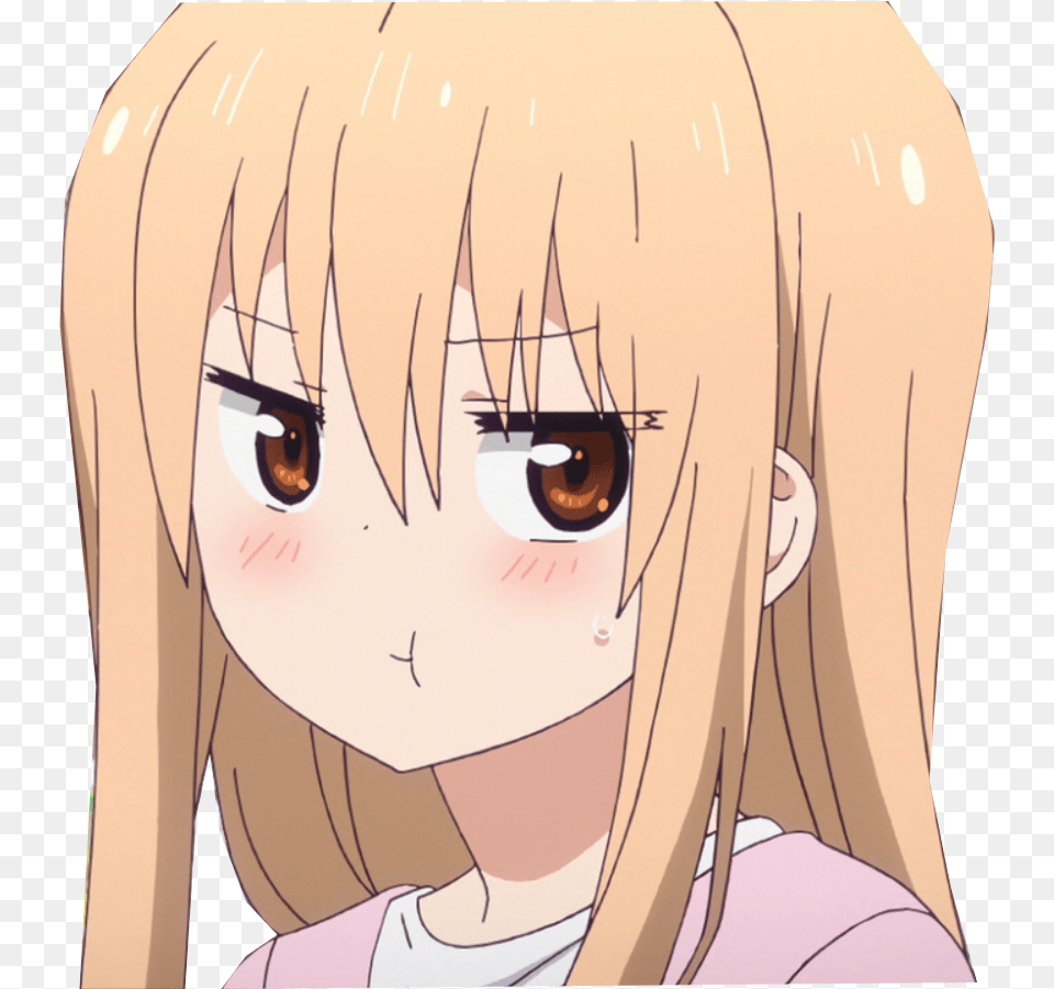 Sticker Kikoojap Anime Umaru Cartoon, Book, Comics, Person, Publication Png Image