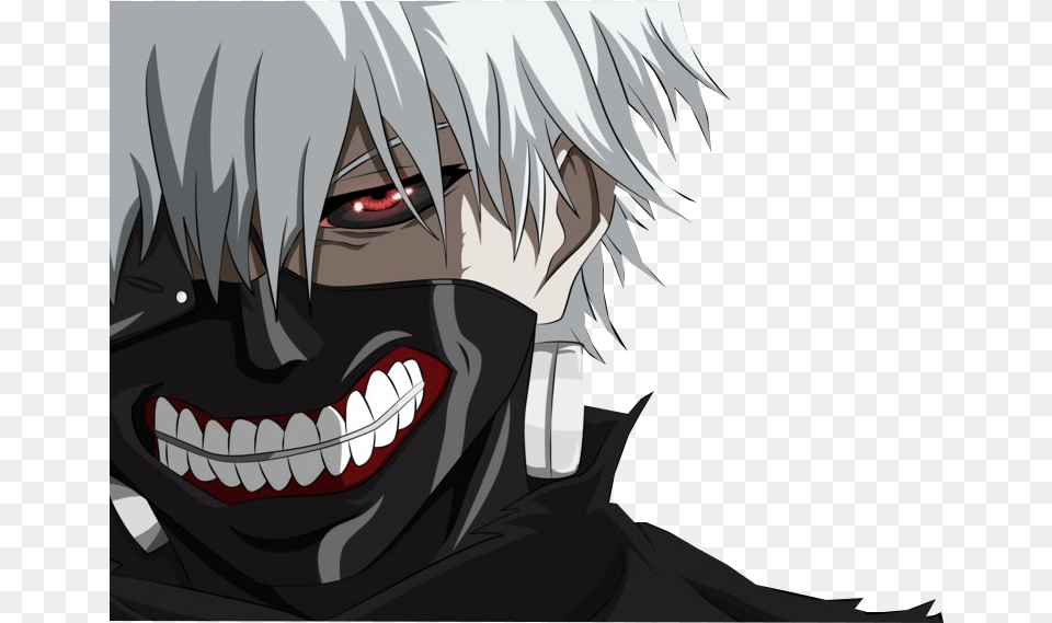 Sticker Kikoojap Kaneki Ken Tokyo Ghoul, Book, Comics, Publication, Anime Free Png