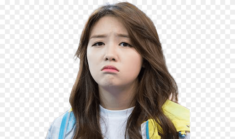 Sticker Kikoojap Kpop Girls Day Minah Boude Triste Girl, Face, Head, Person, Photography Png Image