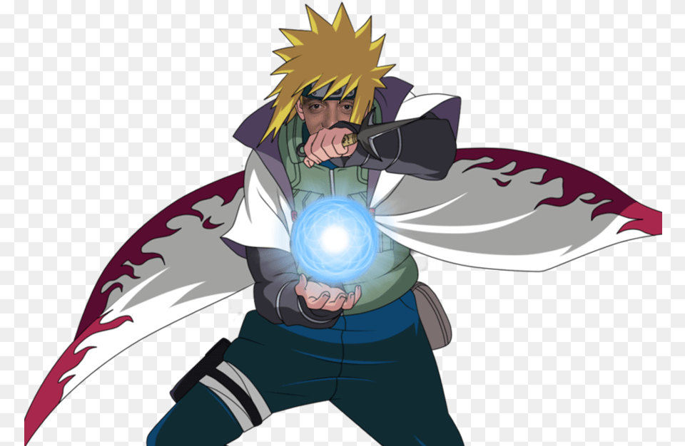 Sticker Kikoojap Minato Namikaze Yondaime Hokage Konoha Minato Namikaze Rasengan, Publication, Book, Comics, Person Free Png Download