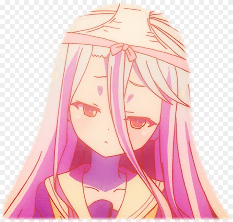 Sticker Kikoojap No Game No Life Shiro Pense Mepris, Adult, Book, Comics, Female Free Transparent Png