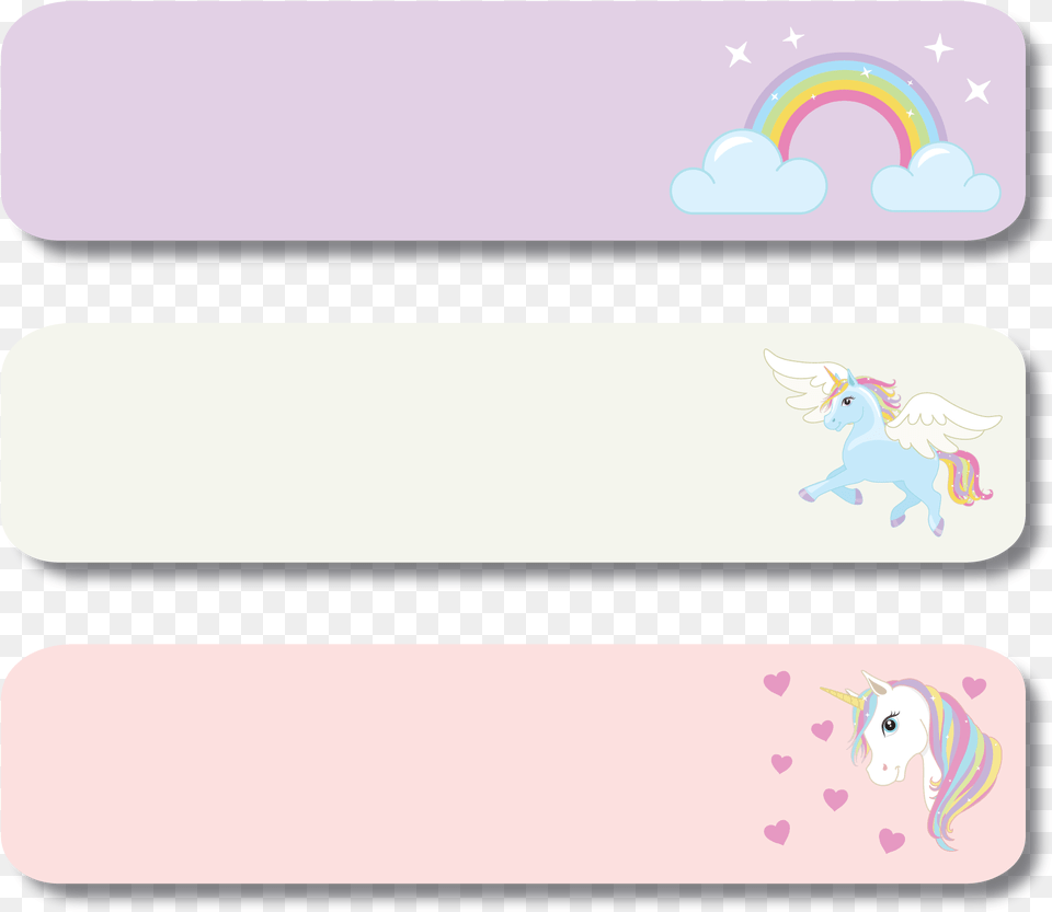 Sticker Labels Unicorn Dreams Unicorn School Label, Text, Animal, Cattle, Cow Free Png Download