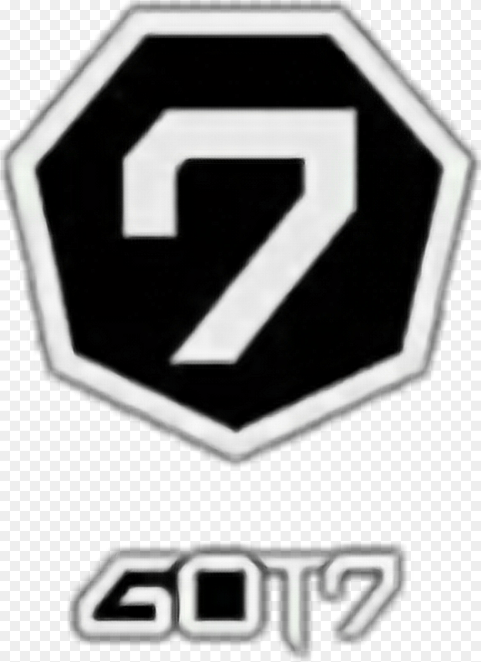 Sticker Logo Got7 Logo, Sign, Symbol, Road Sign, Number Free Png