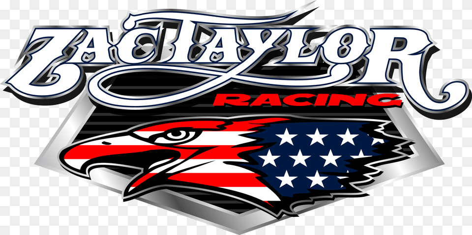 Sticker Logo Racing Car, American Flag, Flag, Symbol, Text Png Image