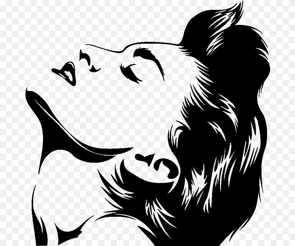 Sticker Madonna, Stencil, Adult, Female, Person Png Image