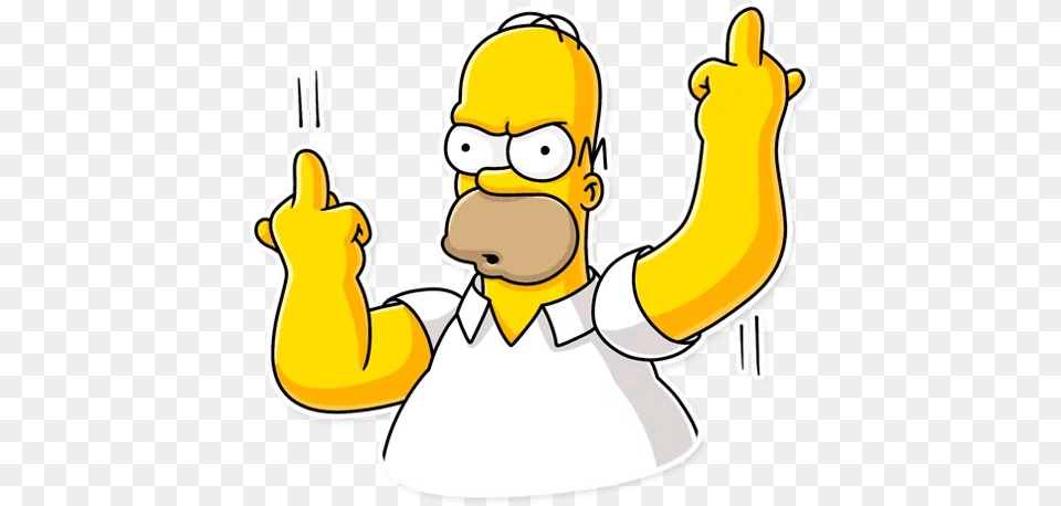 Sticker Maker The Simpsons New Addition Homer Simpson Sticker, Face, Head, Person, Baby Free Png