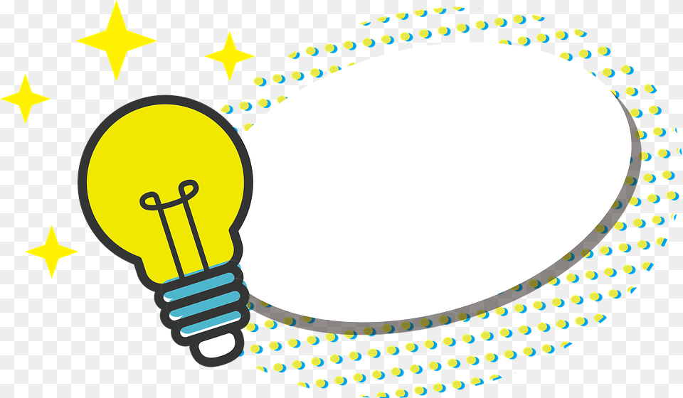 Sticker Message Notes Cartoon Light Bulb Ideas, Lightbulb, Blackboard Free Png Download