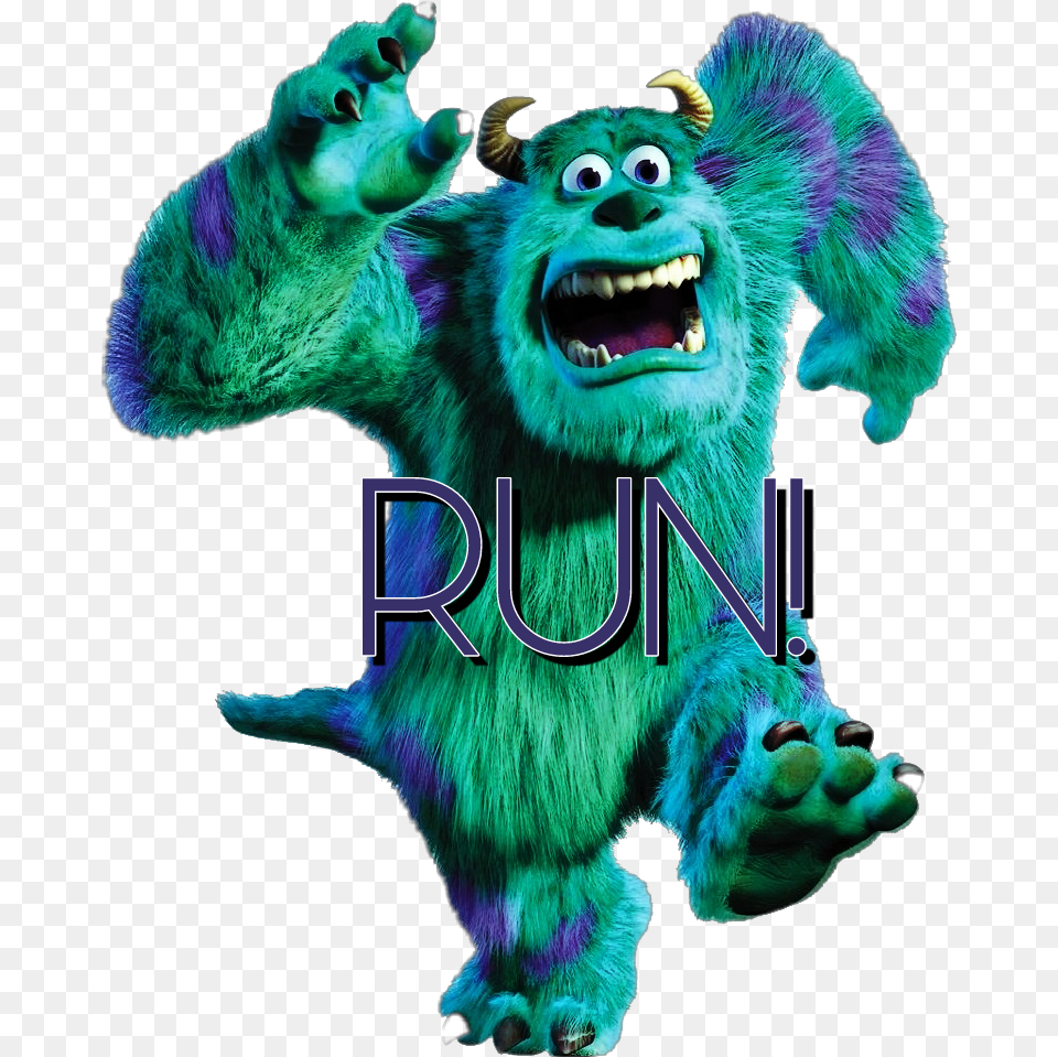 Sticker Monster Sa Sully Blue Sullivan Monster Inc Gif, Toy, Face, Head, Person Png