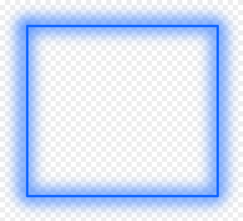 Sticker Neon Square Blue Freetoedit Frame Border Geomet Circle, Electronics, Mobile Phone, Phone, Screen Png Image