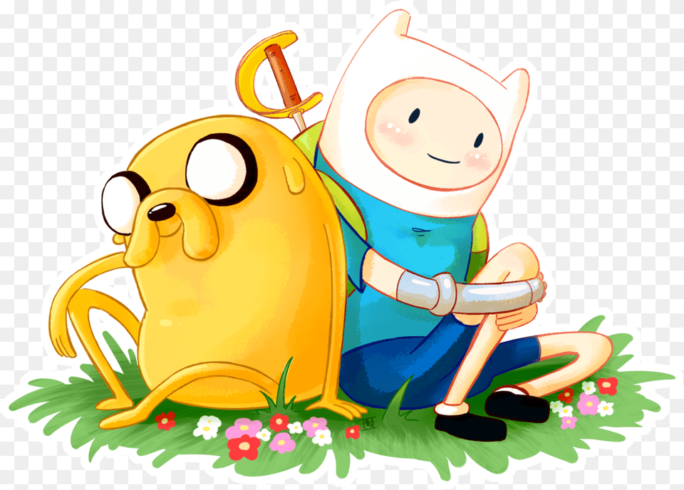 Sticker Of Adventure Time Little Fanart And Example Adventure Time Art Stickerd, Bag, Person, Baby, Cleaning Free Png Download