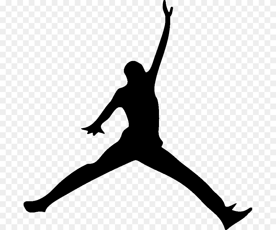 Sticker Ordinateur Silhouette Basketteur Ambiance Sticker Air Jordan, Dancing, Leisure Activities, Person Png Image