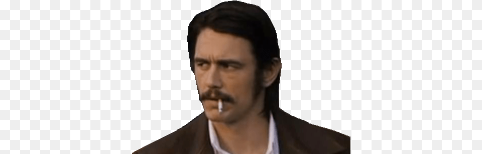 Sticker Other James Franco The Deuce Krankin Serie Gentleman, Face, Head, Person, Smoke Png Image