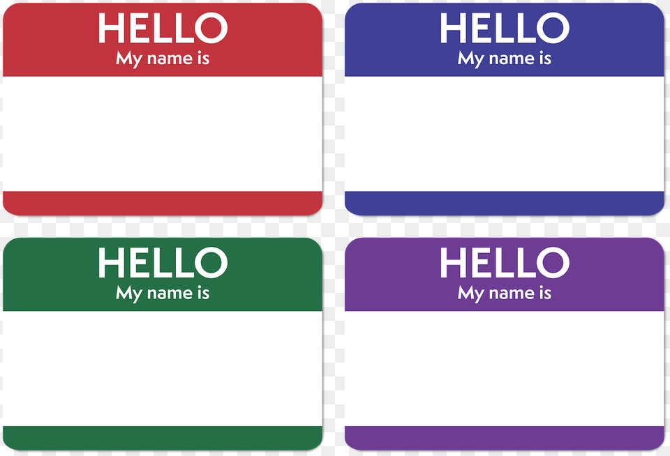 Sticker Paper Name Tags, Text Free Transparent Png