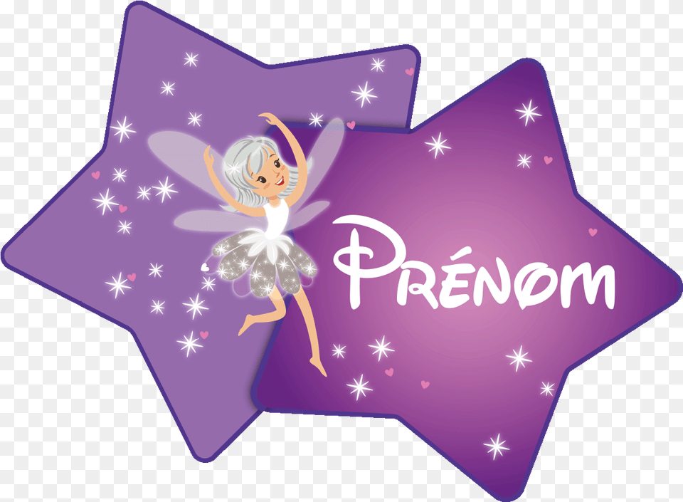 Sticker Prenom Personnalisable Fee Blanche Ambiance Ex Disney Princess Embroidered Snapback Hat, Face, Head, Person, Symbol Free Png