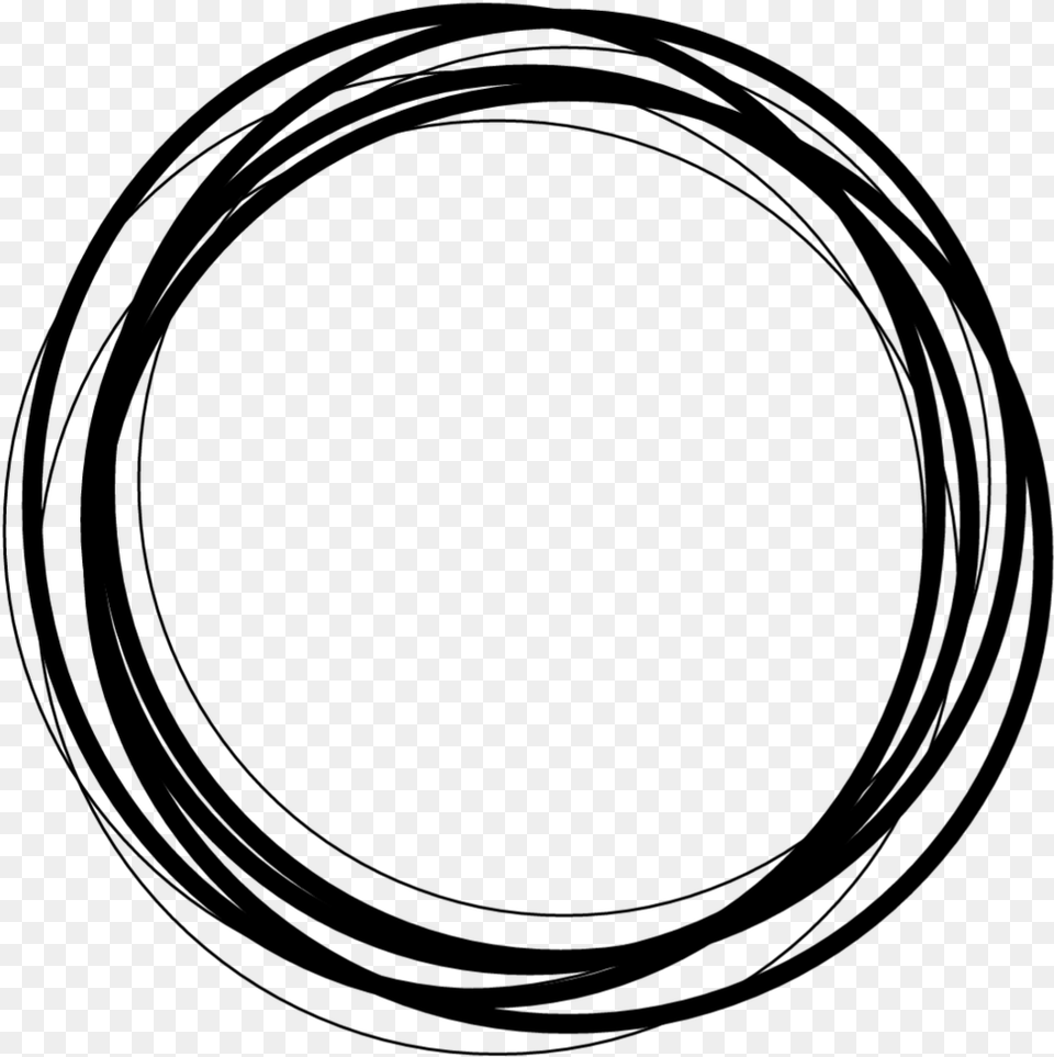 Sticker Roundframe Round Frame Circle Black Blackandwhite Circle, Gray Png