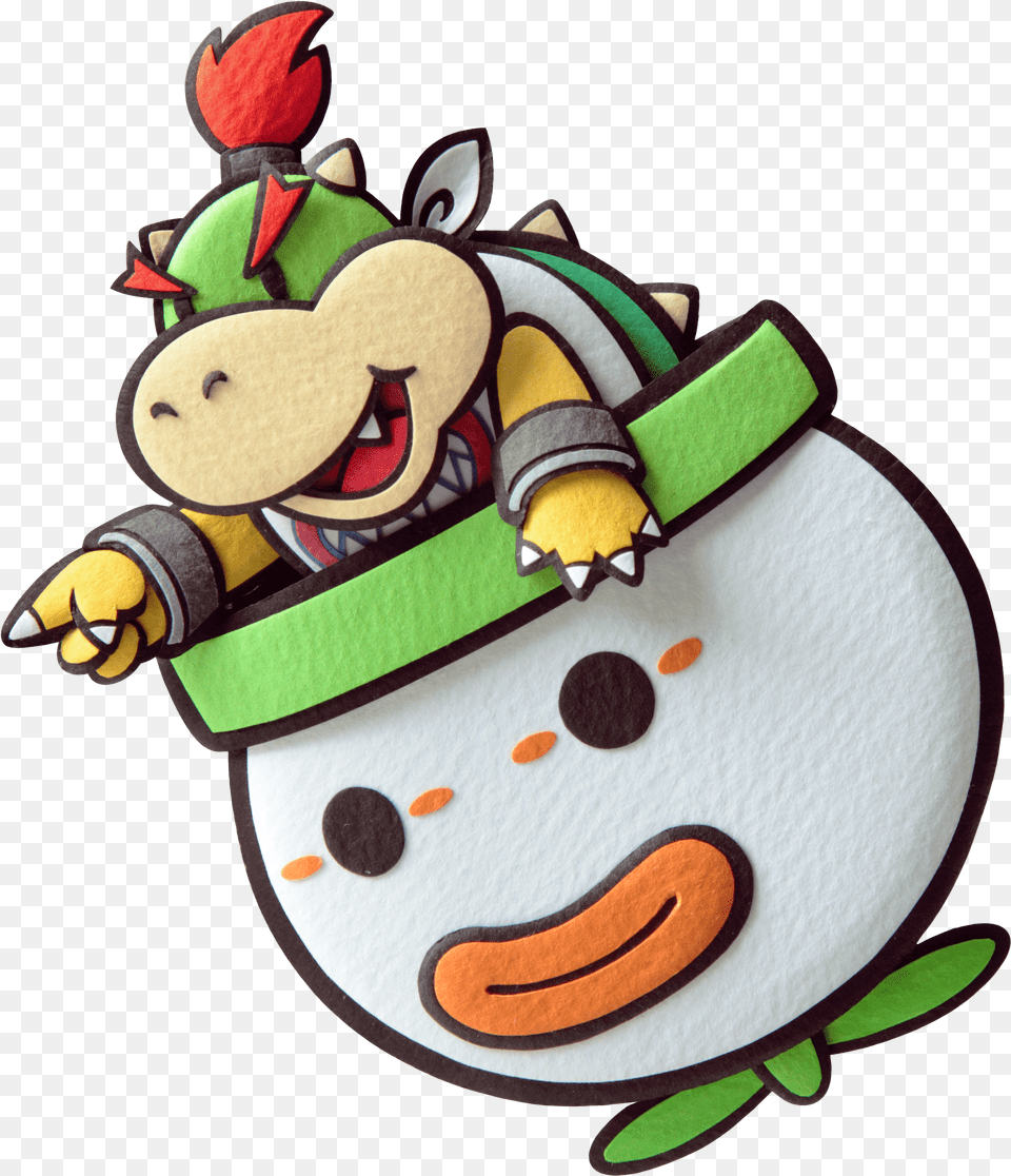 Sticker Star Bowser Jr Paper Mario Free Png