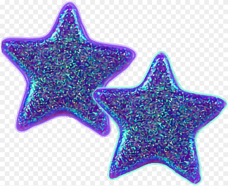 Sticker Stars Aesthetic Aesthetictumblr Tumblr Blue Aesthetic Stickers, Animal, Fish, Sea Life, Glitter Png Image