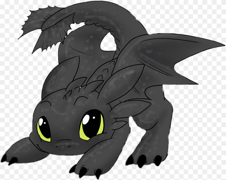 Sticker Sticker Cute Toothless, Dragon, Art, Clothing, Hardhat Png