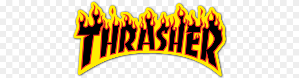 Sticker Thrasher Fire Muraldecalcom Thrasher Magazine, Dynamite, Light, Weapon, Text Png Image
