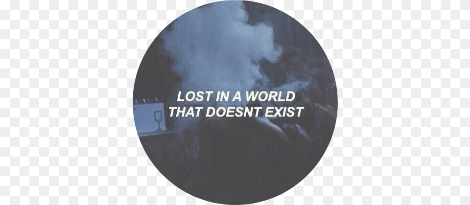 Sticker Tumblr Aesthetic Quote Quotes Blue Aesthetic Blue Aesthetic Quotes, Nature, Outdoors, Disk, Smoke Png Image