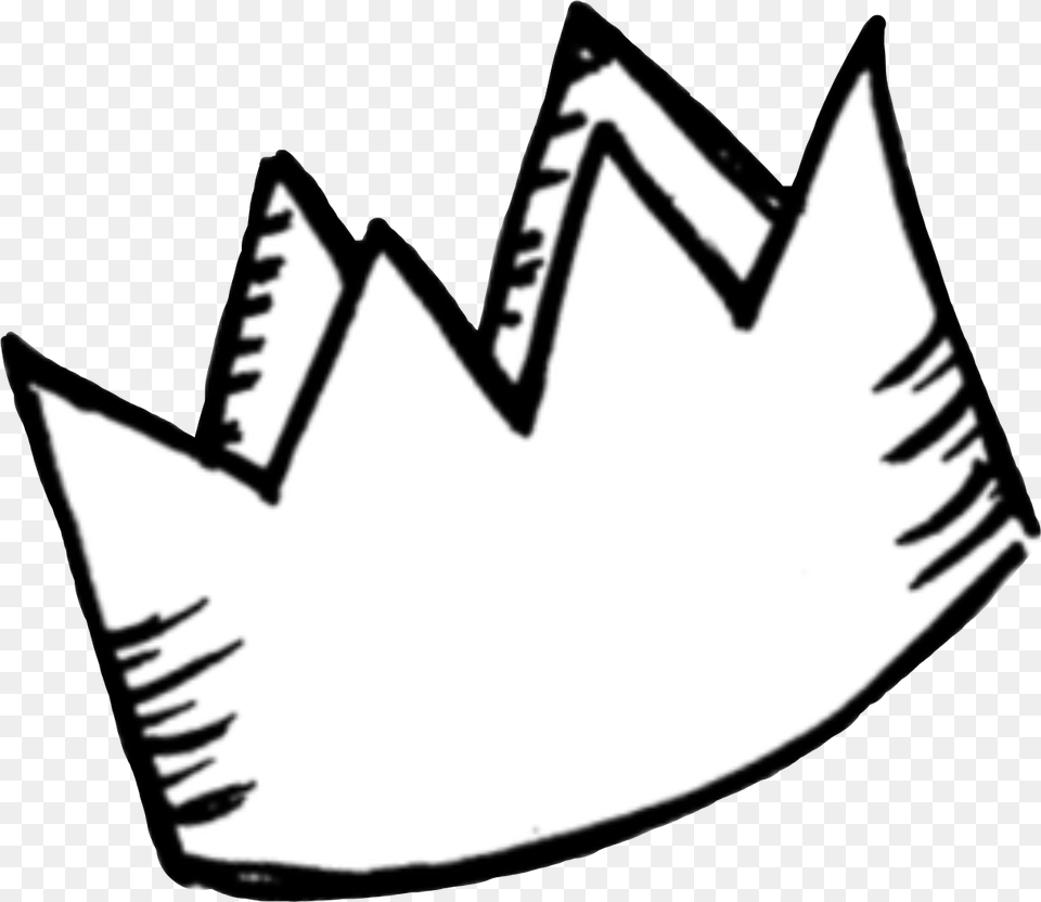 Sticker Tumblr White Crown Cute Aesthetic Royalty, Stencil Free Png Download