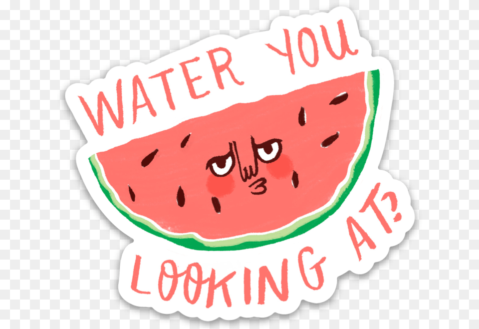 Sticker Watermelon Watermelon, Birthday Cake, Produce, Plant, Fruit Png