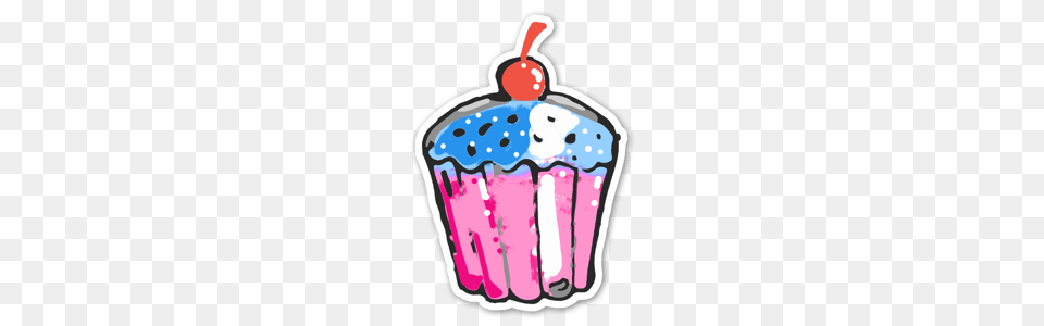 Stickerapp, Cake, Cream, Cupcake, Dessert Png