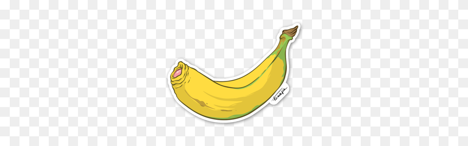 Stickerapp, Banana, Food, Fruit, Plant Free Png Download