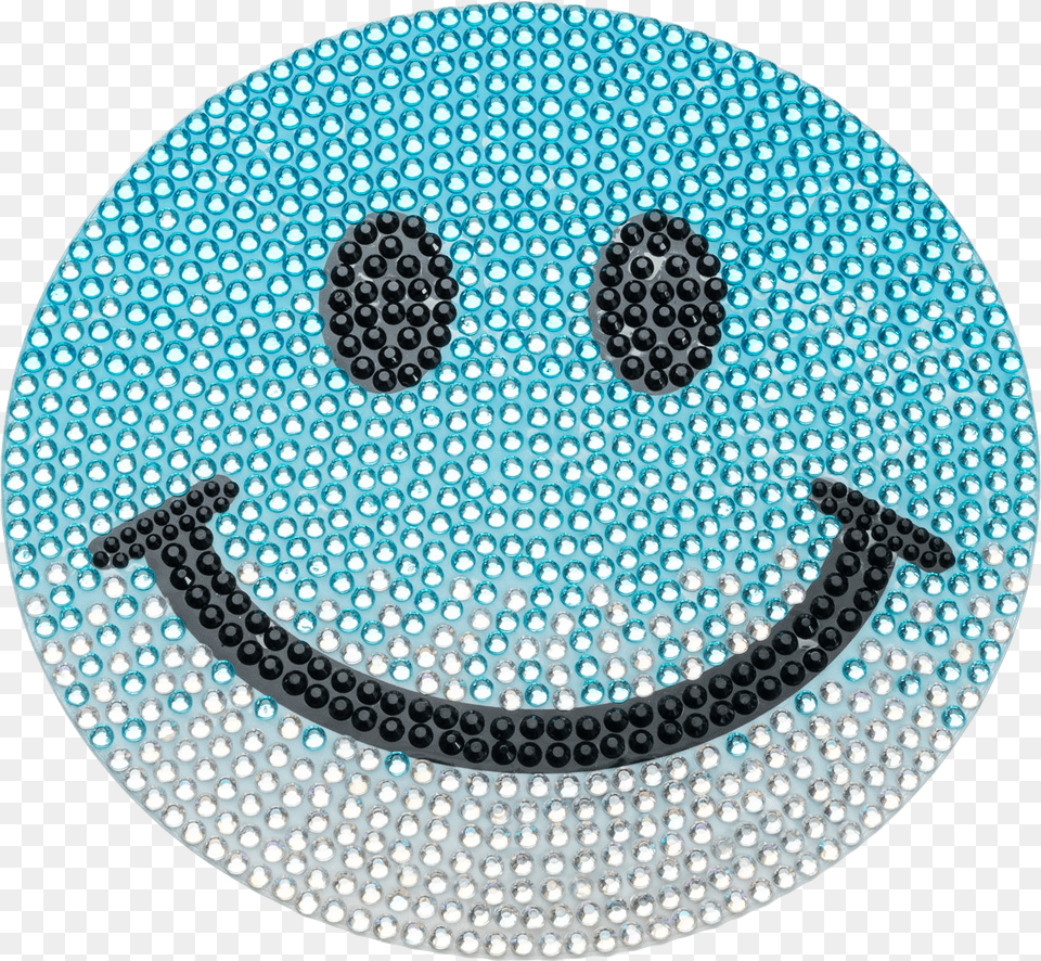 Stickerbeans 5 Inch Gradient Happy Face Emoji Rhinestone Sticker Decal, Text, Dynamite, Weapon, Symbol Png Image