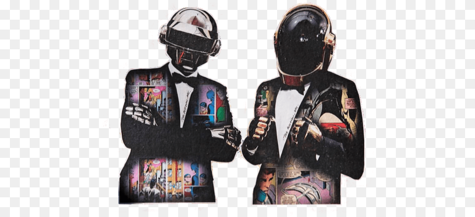 Stickergang Daft Punk Nice Jacket Helmets Electronic Daft Punk, Adult, Person, Man, Male Free Transparent Png
