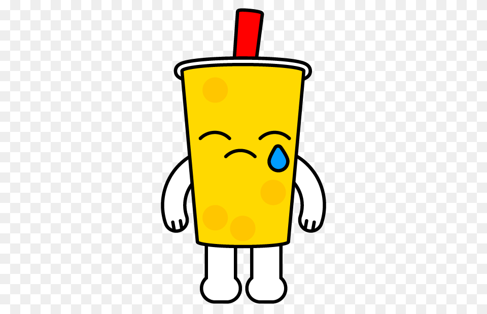 Stickerpop Crying Boba Bob, Beverage, Juice, Face, Head Free Transparent Png