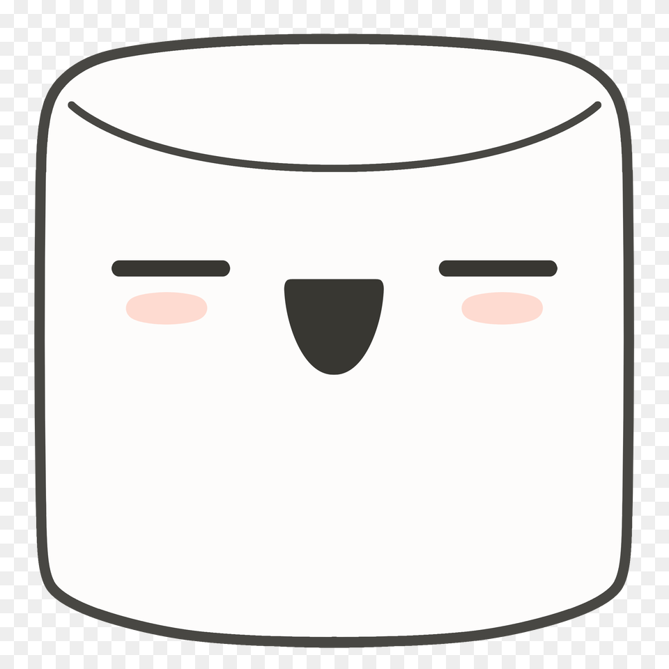 Stickerpop Cute Marshmallow, Device, Appliance, Electrical Device Free Transparent Png