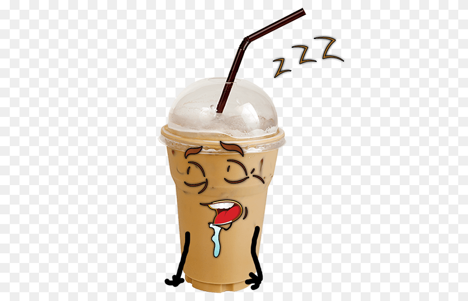 Stickerpop Morning Iced Coffee, Beverage, Milk, Juice, Smoothie Free Png Download