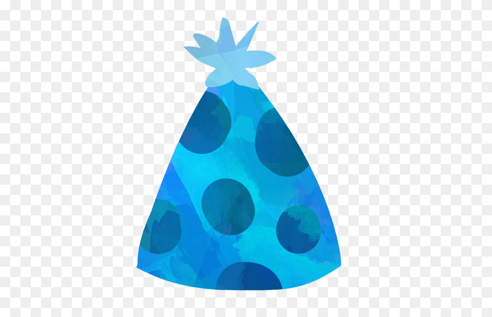 Stickerpop Party Blue Hat, Clothing, Party Hat Png Image