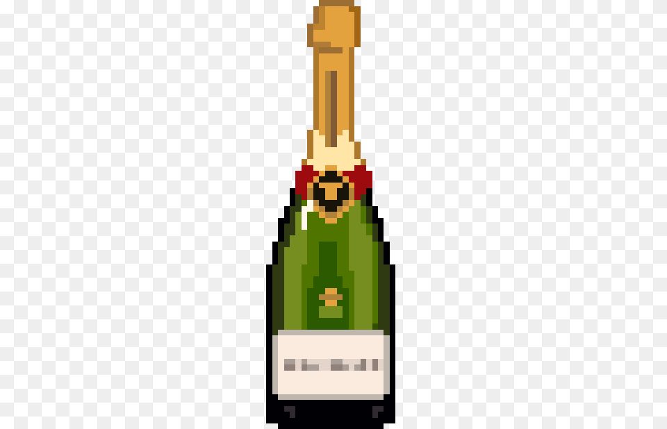 Stickerpop Pixel Emoji, Alcohol, Beverage, Bottle, Liquor Free Png Download