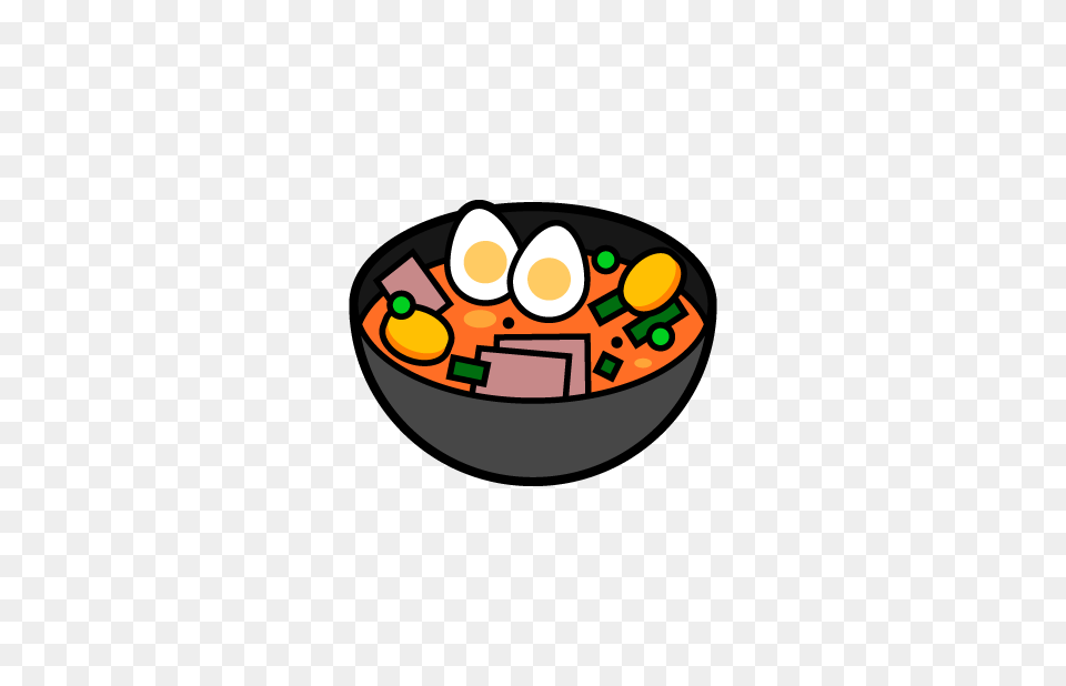 Stickerpop Yummy Ramen Bowl, Food, Lunch, Meal, Dish Free Png Download