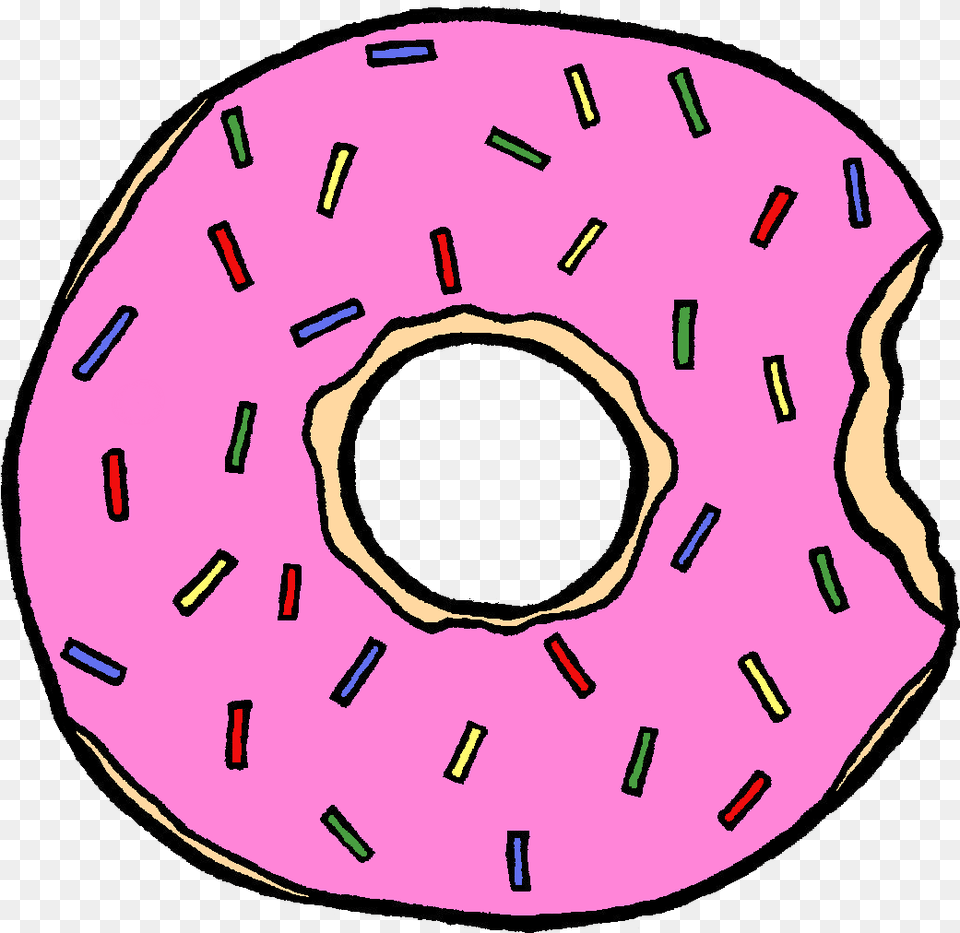 Stickers, Donut, Food, Sweets, Person Png Image