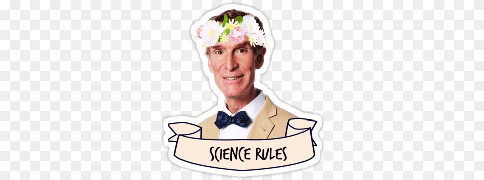 Stickers Apparel Phone Cases Bill Nye Sticker, Hat, Clothing, Wedding, Person Free Png Download