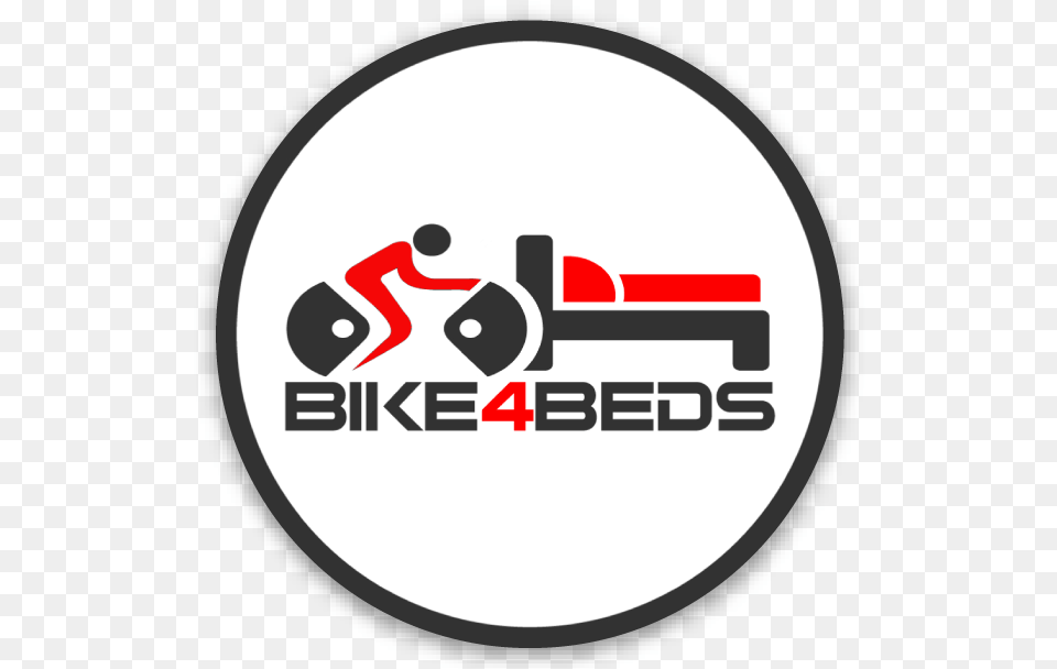 Stickers Bike 4 Beds Circle, Logo, Disk Free Png Download