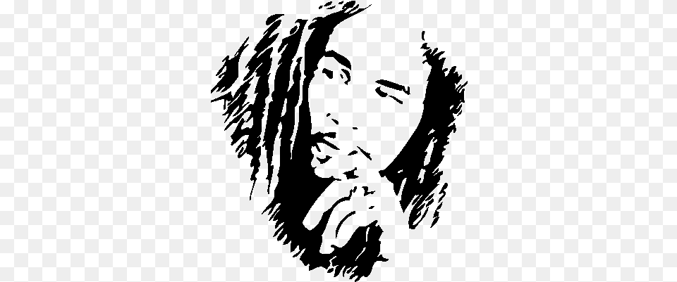 Stickers Bob Marley Bob Marley Stickers, Gray Free Png