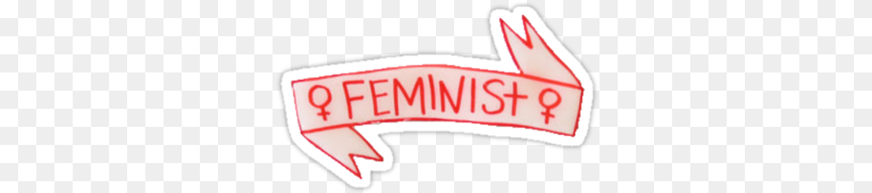 Stickers By Leylajpeg Redbubble Stickers Feminista, Logo, Food, Ketchup, Symbol Free Png Download