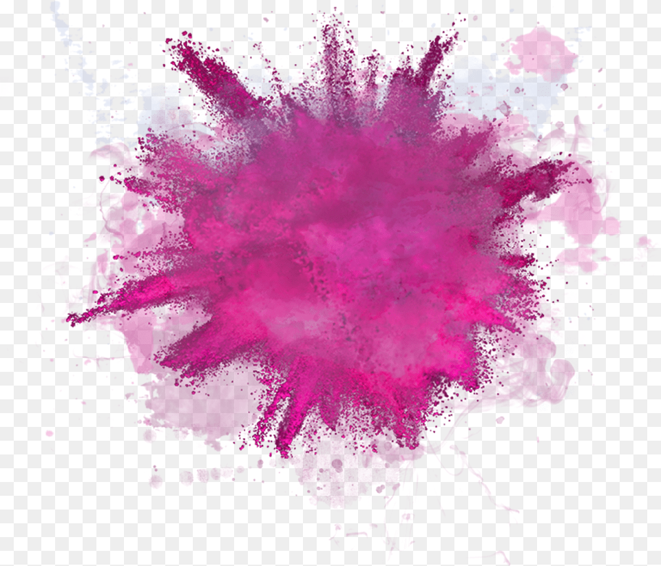Stickers Colorexplosion Pink Colorsplash Rosado Sticker Transparent Color Burst, Art, Graphics, Purple, Stain Png
