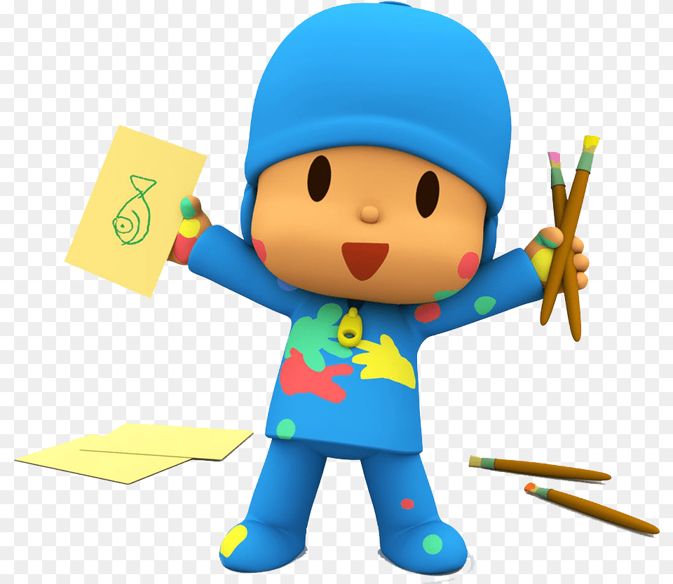 Stickers De Pocoyo Whatsapp, Baby, Person, Face, Head Png