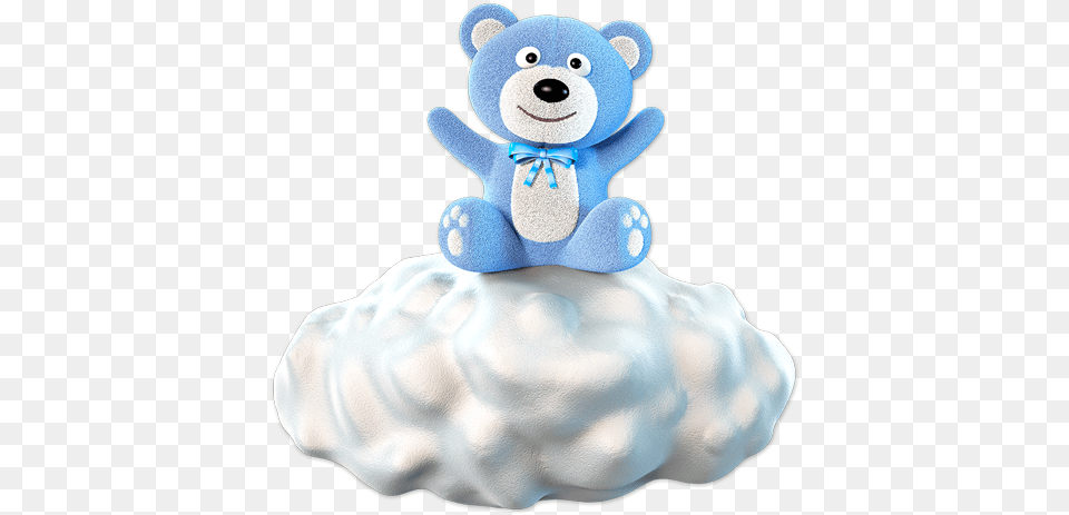Stickers For Kids Stickers Effet 3d Nounours Nuage, Plush, Toy, Baby, Person Free Transparent Png