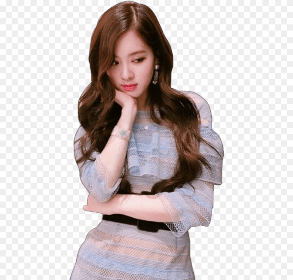 Stickers Kpop Blackpink Rose, Head, Person, Face, Adult Free Transparent Png