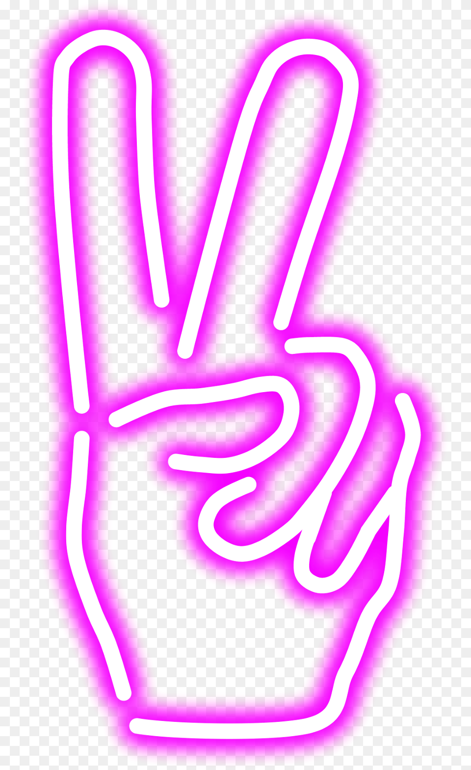 Stickers Neon, Light, Purple, Person Png Image