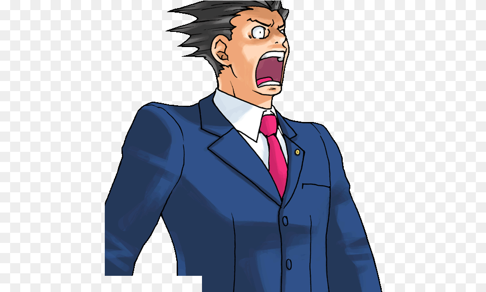 Stickers Phoenix Wright, Formal Wear, Adult, Book, Publication Free Png Download